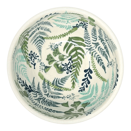 Bowl, Round, Tapered, 5.25" in "Scattered Ferns" by Manufaktura | M052S-GZ39