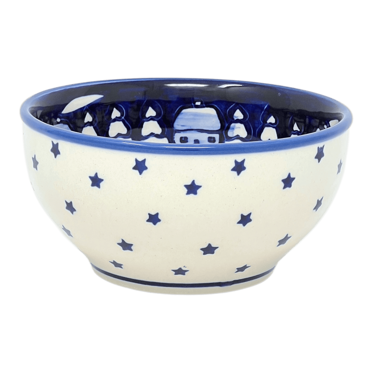 Bowl, Round, Tapered, 5.25" in "Winter's Eve" by Manufaktura | M052S-IBZ