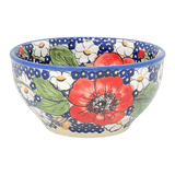 Bowl, Round, Tapered, 5.25" in "Poppies & Posies" by Manufaktura | M052S-IM02