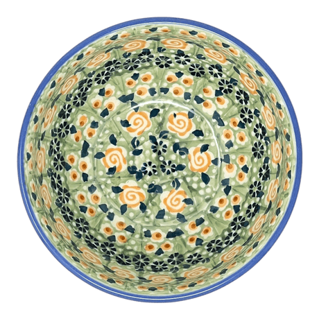 Bowl, Round, Tapered, 5.25" in "Perennial Garden" by Manufaktura | M052S-LM