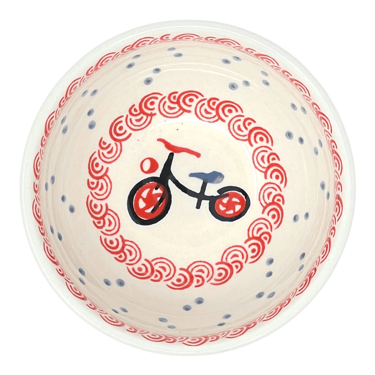 Bowl, Round, Tapered, 5.25" in "Bike Ride" by Manufaktura | M052T-DROW