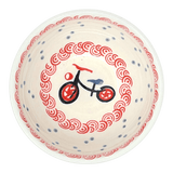 Bowl, Round, Tapered, 5.25" in "Bike Ride" by Manufaktura | M052T-DROW