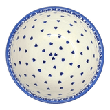 Bowl, Round, Tapered, 5.25" in "Heartfelt Blue" by Manufaktura | M052T-PS02
