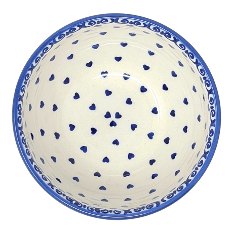 Bowl, Round, Tapered, 5.25" in "Heartfelt Blue" by Manufaktura | M052T-PS02