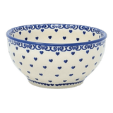 Bowl, Round, Tapered, 5.25" in "Heartfelt Blue" by Manufaktura | M052T-PS02