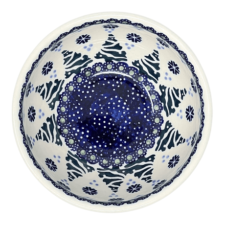 Bowl, Round, Tapered, 5.25" in "Snowy Pines" by Manufaktura | M052T-U22