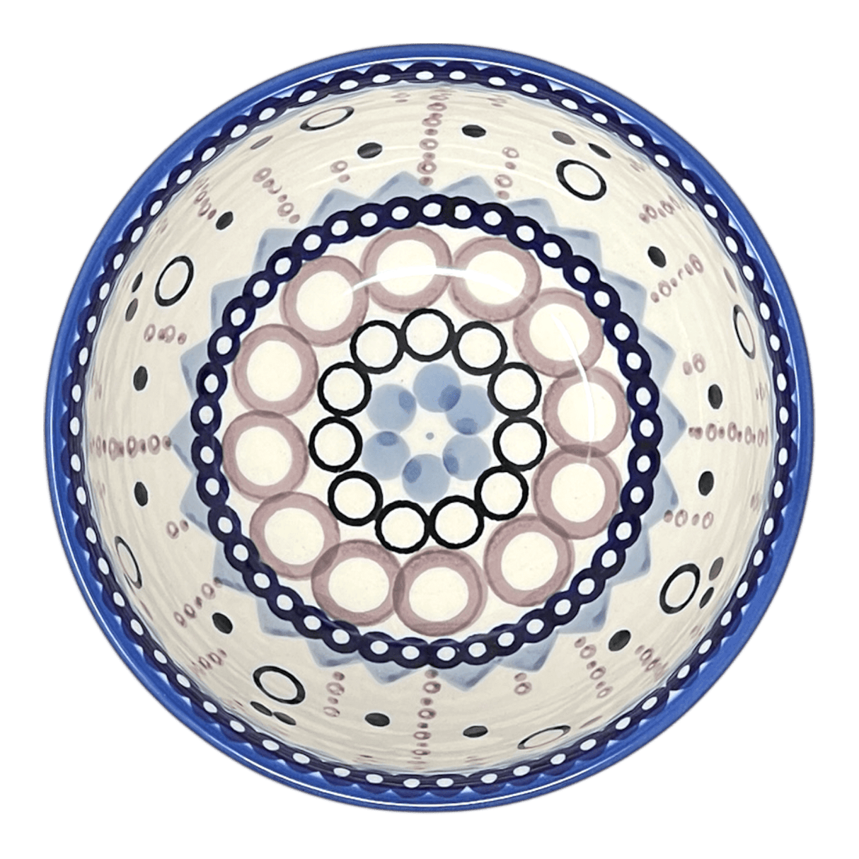 Bowl, Round, Tapered, 5.25" in "Bubble Blast" by Manufaktura | M052U-IZ23