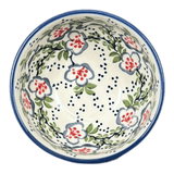 Bowl, Round, Tapered, 5.25" in "Flowers & Lace" by Manufaktura | M052U-P372