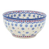 Bowl, Round, Tapered, 5.25" in "Snowflake Love" by Manufaktura | M052U-PS01
