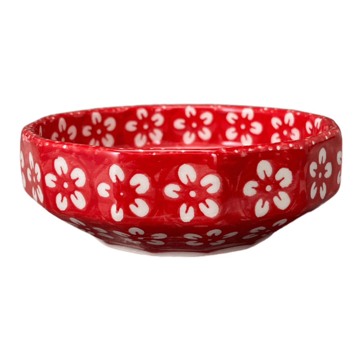 Bowl, Multiangular, 5" in "Modern Red" by Manufaktura | M058M-J8CZ