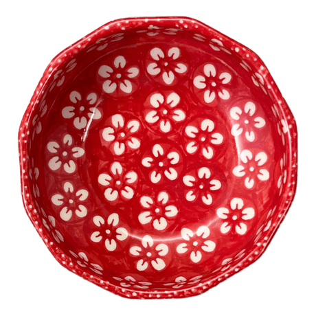 Bowl, Multiangular, 5" in "Modern Red" by Manufaktura | M058M-J8CZ