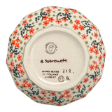 Bowl, Multiangular, 5" in "Peach Blossoms" by Manufaktura | M058S-AS46