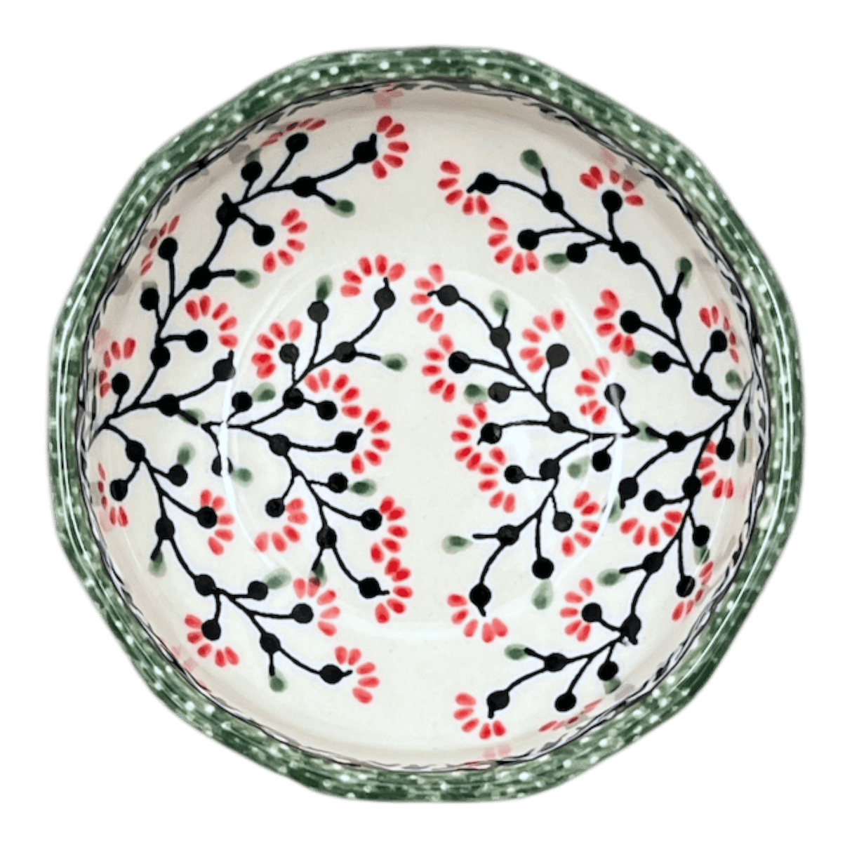 Bowl, Multiangular, 5" in "Cherry Blossoms" by Manufaktura | M058S-DPGJ