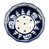 Bowl, Multiangular, 5" in "Winter's Eve" by Manufaktura | M058S-IBZ