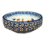 Bowl, Multiangular, 5" in "Hummingbird Harvest" by Manufaktura | M058S-JZ35