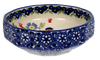 Polish Pottery Multangular Bowl (Floral Fantasy) | M058S-P260 at PolishPotteryOutlet.com