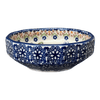 Polish Pottery Multangular Bowl (Mediterranean Blossoms) | M058S-P274 at PolishPotteryOutlet.com