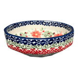 Bowl, Multiangular, 5" in "Pink Poinsettia" by Manufaktura | M058S-PS14