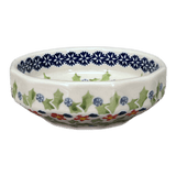Bowl, Multiangular, 5" in "Holly In Bloom" by Manufaktura | M058T-IN13