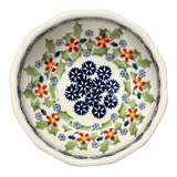 Bowl, Multiangular, 5" in "Holly In Bloom" by Manufaktura | M058T-IN13