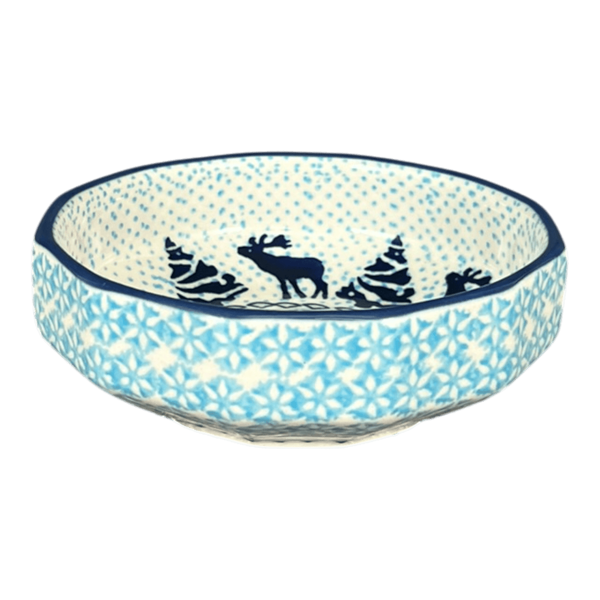 Bowl, Multiangular, 5" in "Peaceful Season" by Manufaktura | M058T-JG24