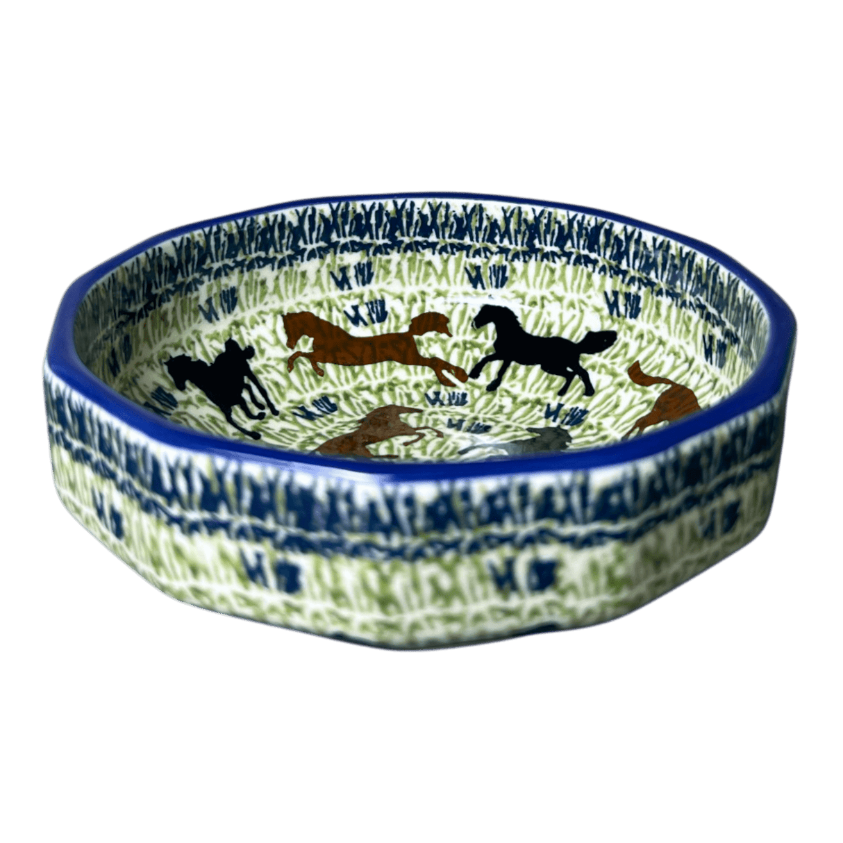 Bowl, Multiangular, 5" in "On the Range" by Manufaktura | M058U-INK2