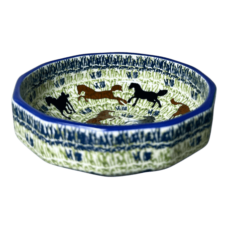 Bowl, Multiangular, 5" in "On the Range" by Manufaktura | M058U-INK2