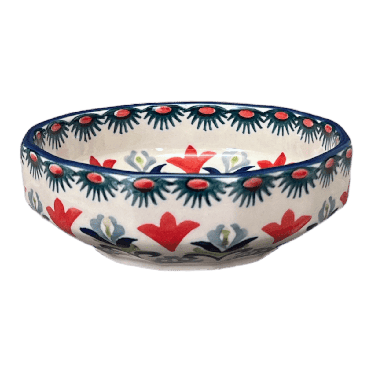 Bowl, Multiangular, 5" in "Scandinavian Scarlet" by Manufaktura | M058U-P295