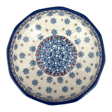 Bowl, Multiangular, 5" in "Snowflake Love" by Manufaktura | M058U-PS01