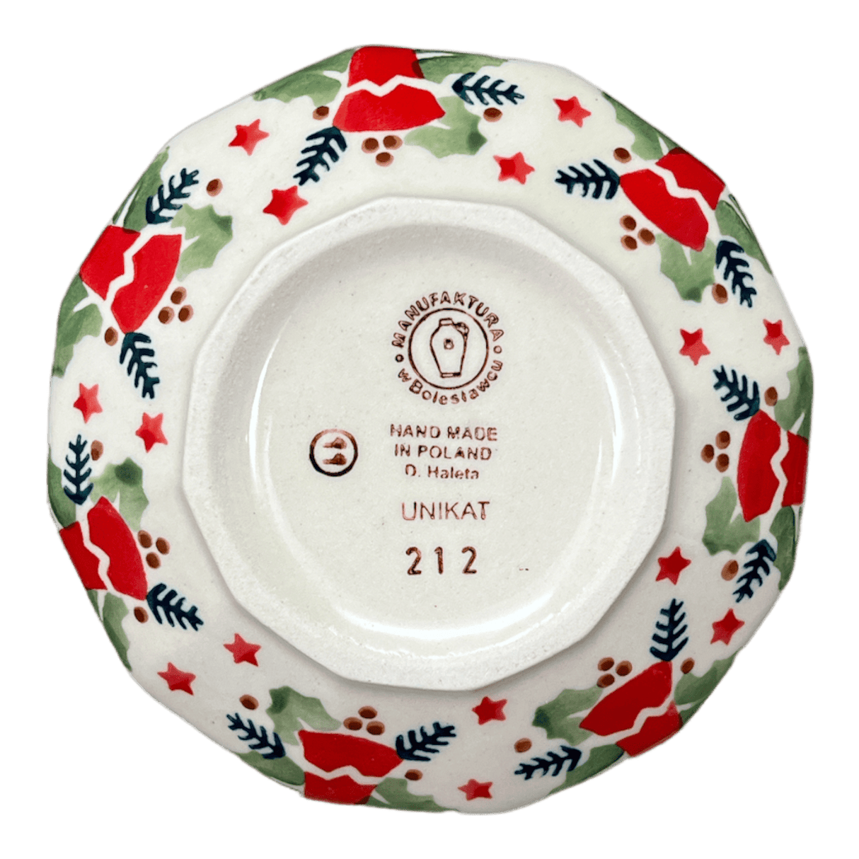 Bowl, Multiangular, 5" in "Evergreen Bells" by Manufaktura | M058U-PZDG