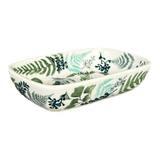 Soap Dish, Rectangular, 5" x 3.25" in "Scattered Ferns" by Manufaktura | M063S-GZ39
