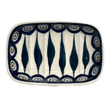 Soap Dish, Rectangular, 5" x 3.25" in "Peacock" by Manufaktura | M063T-54