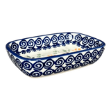 Soap Dish, Rectangular, 5" x 3.25" in "Flower Power" by Manufaktura | M063T-JS14