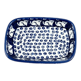 Soap Dish, Rectangular, 5" x 3.25" in "Kitty Cat Path" by Manufaktura | M063T-KOT6