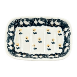 Soap Dish, Rectangular, 5" x 3.25" in "Lucky Duck" by Manufaktura | M063T-P322