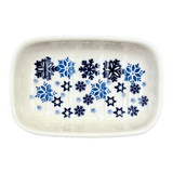 Soap Dish, Rectangular, 5" x 3.25" in "Snowstorm" by Manufaktura | M063T-PS36