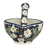 Bowl, Mortar, 4.5" x 5" in "Poppies & Posies" by Manufaktura | M068S-IM02