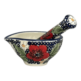 Bowl, Mortar, 4.5" x 5" in "Poppies & Posies" by Manufaktura | M068S-IM02