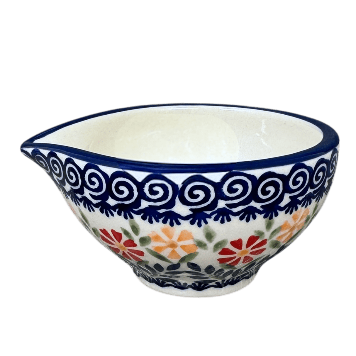 Bowl, Mortar, 4.5" x 5" in "Flower Power" by Manufaktura | M068T-JS14