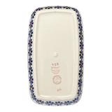 Butter Dish, American, 4" x 7.5" in "Field of Daisies" by Manufaktura | M074S-S001
