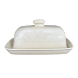 Butter Dish, American, 4" x 7.5" in "Duet in Lace" by Manufaktura | M074S-SB02