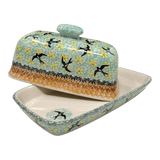 Butter Dish, American, 4" x 7.5" in "Capistrano" by Manufaktura | M074S-WK59