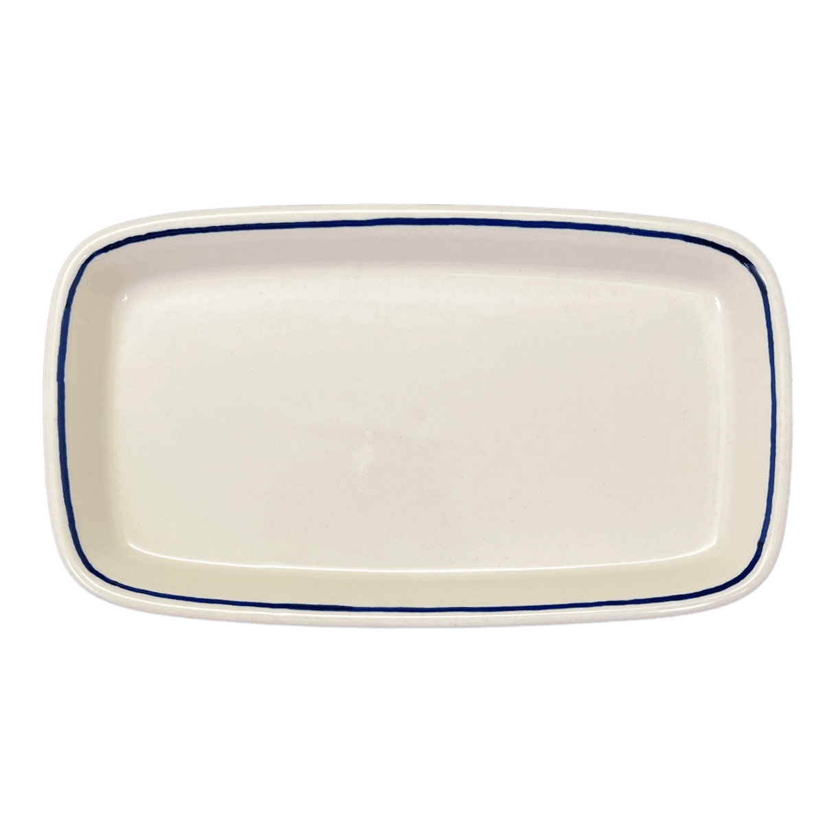 Butter Dish, American, 4" x 7.5" in "Floral Chain" by Manufaktura | M074T-EO37