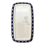 Butter Dish, American, 4" x 7.5" in "Floral Chain" by Manufaktura | M074T-EO37
