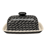 Butter Dish, American, 4" x 7.5" in "Metro" by Manufaktura | M074T-WCZM