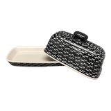 Butter Dish, American, 4" x 7.5" in "Metro" by Manufaktura | M074T-WCZM