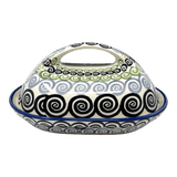 Butter Dish, Fancy, 5" x 7" in "Hypnotic Whirlpool" by Manufaktura | M077M-CGZC