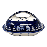 Butter Dish, Fancy, 5" x 7" in "Winter's Eve" by Manufaktura | M077S-IBZ