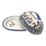 Butter Dish, Fancy, 5" x 7" in "Hummingbird Harvest" by Manufaktura | M077S-JZ35