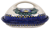 Butter Dish, Fancy, 5" x 7" in "Pansies" by Manufaktura | M077S-JZB